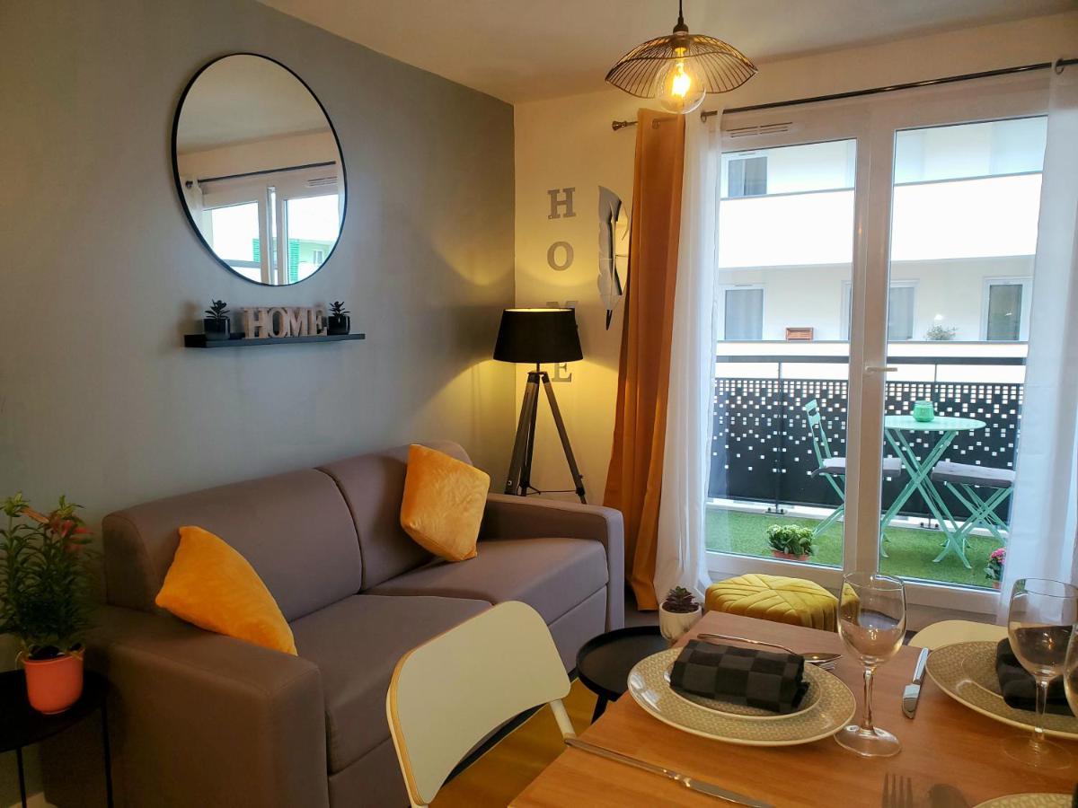 The Sunshine- Appart Cosy Proche Paris-Disney Avec Parking Prive Dans Residence Meaux Εξωτερικό φωτογραφία