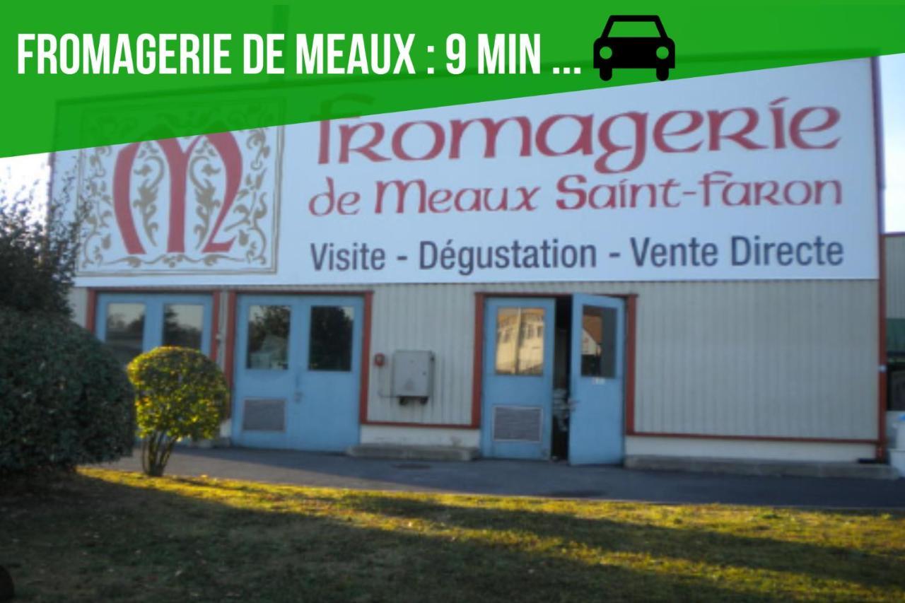 The Sunshine- Appart Cosy Proche Paris-Disney Avec Parking Prive Dans Residence Meaux Εξωτερικό φωτογραφία