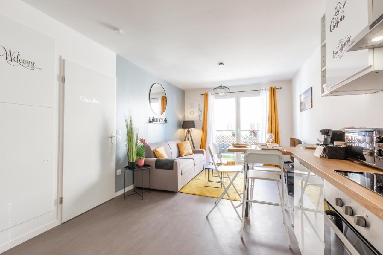 The Sunshine- Appart Cosy Proche Paris-Disney Avec Parking Prive Dans Residence Meaux Εξωτερικό φωτογραφία
